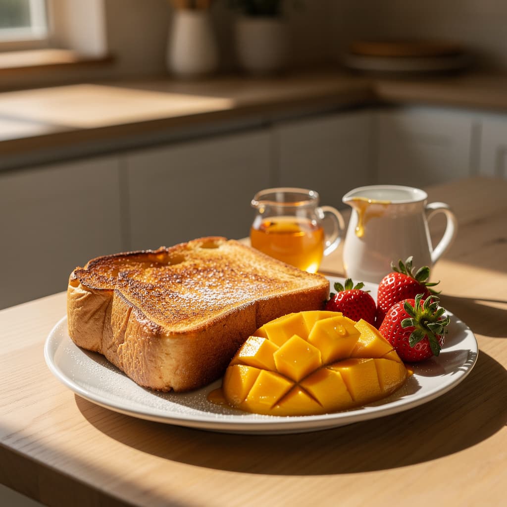French Toast with Fresh Fruit