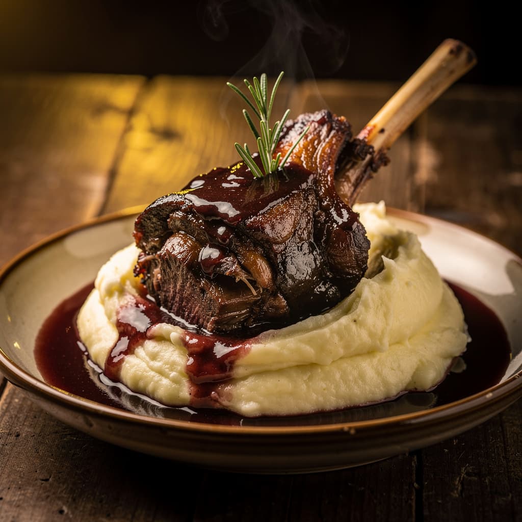 Slow-Cooked Lamb Shanks