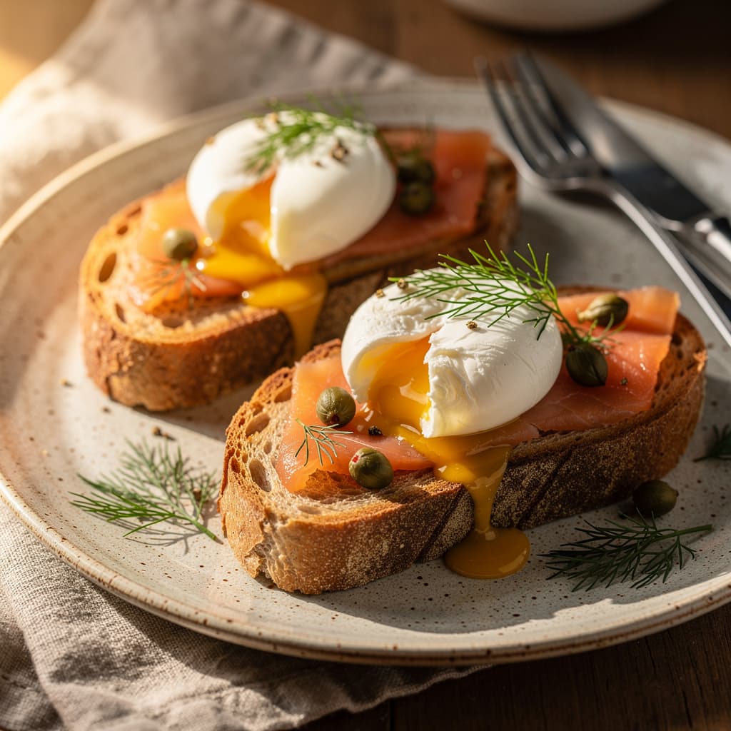 Smoked Salmon and Poached Eggs